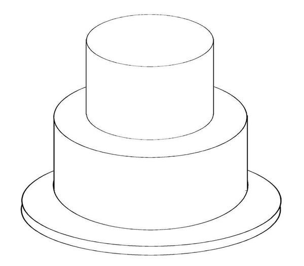 Two Tiered Cake