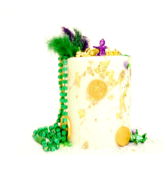 Mardi Gras Cake